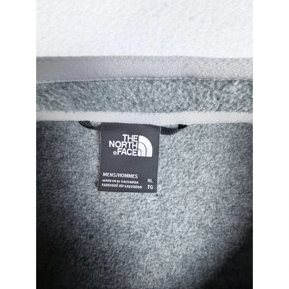 The North Face Polartec Fleece Pullover Mens XL Grey Crewneck Sweater NF0A4P8G